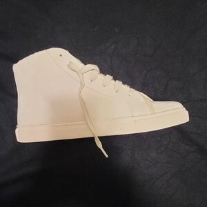 LOFT Cream Ankle Boots